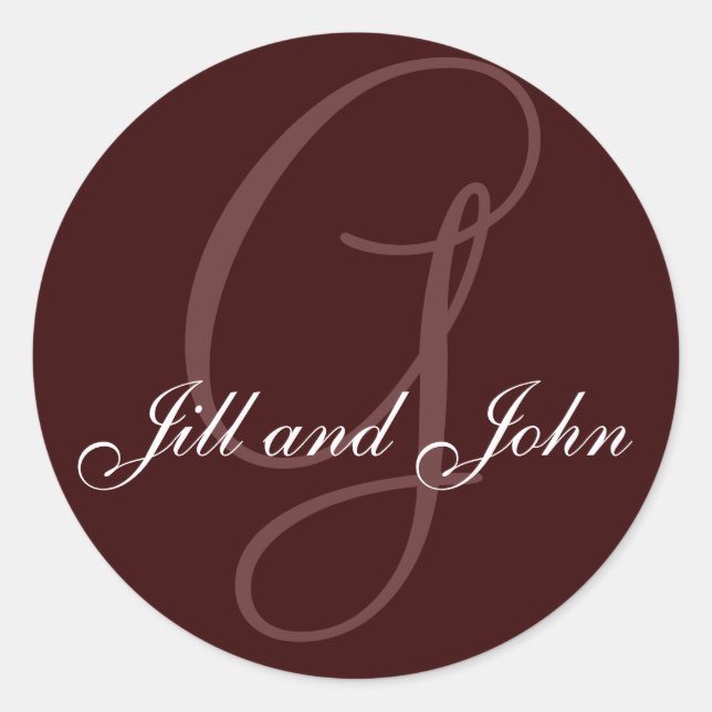 Adesivo Sobrenome G inicial mais nome (Frente)