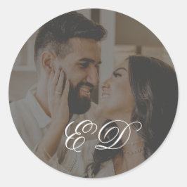 Adesivo Sobreposição de Fotografias do Monograma Clássico