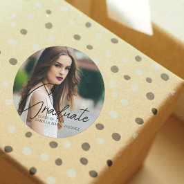 Adesivo Sobreposição de Script Manuscrito de Foto para Gra