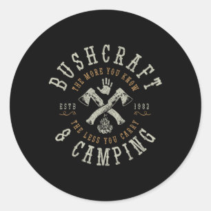Adesivo Sobrevivência ao Ar Livre Bushcraft Acampamento Bu