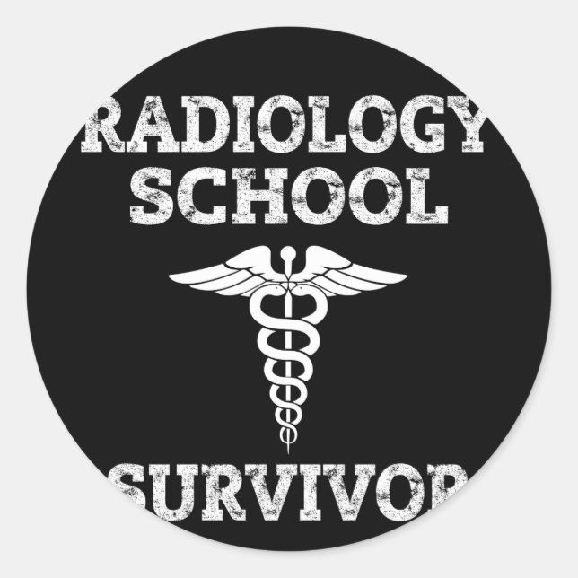 Adesivo Sobrevivência da Escola de Radiologia Caduceus (Frente)