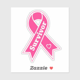 Adesivo Sobrevivência do Câncer da Mama