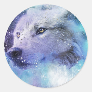 Adesivo Sobrevivência do Lobo Branco