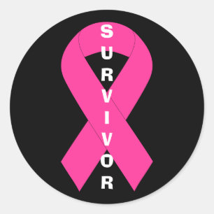 Adesivo Sobrevivência rosa da fita de consciência do Cance