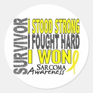 Adesivo Sobrevivente 4 do Sarcoma