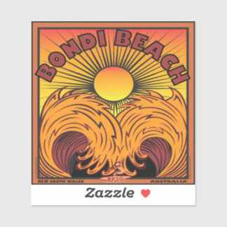 ADESIVO SOBREVIVENTE DA PRAIA BONDI AUSTRÁLIA