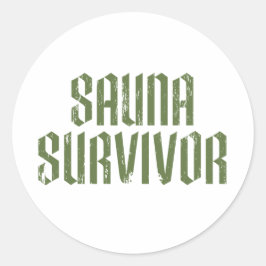 Adesivo Sobrevivente da Sauna 05