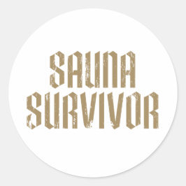 Adesivo Sobrevivente da Sauna 07