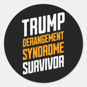 Adesivo Sobrevivente da Síndrome da Derrota de Trump