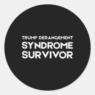 Adesivo Sobrevivente da Síndrome de Derangement Trump 2 