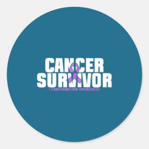 Adesivo Sobrevivente de câncer de Leiomiossarcoma Lutador