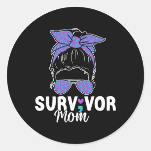 Adesivo Sobrevivente Mãe - Alerta para Prevenção Suicida d