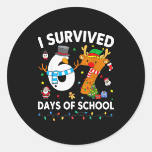 Adesivo Sobrevivi 67 Dias De Escola Meme Engraçado Seis Se