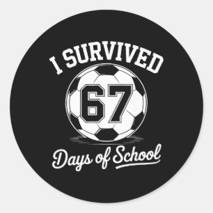 Adesivo Sobrevivi 67 Dias De Futebol De Meninos Da Escola