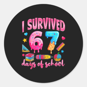 Adesivo Sobrevivi 67 Dias De Professores Alunos Da Escola