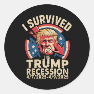 Adesivo Sobrevivi À Recessão Trump 472025 - 492025