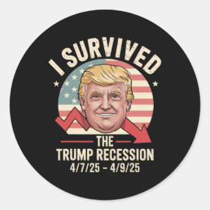 Adesivo Sobrevivi À Recessão Trump 4-7-25 4-9-25