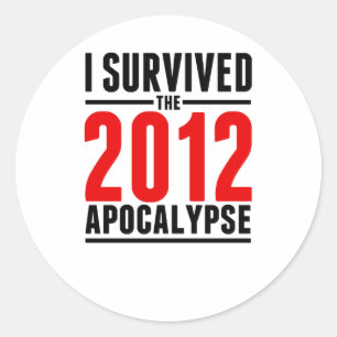 Adesivo Sobrevivi ao Apocalipse de 2012!