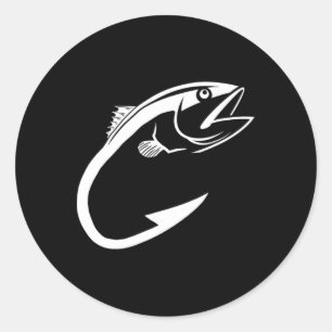 Adesivo Sobrevoado De Pesca Do Homem De Pesca Mínimo Do Ga