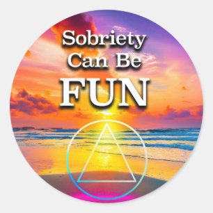 Adesivo Sobriedade Pode Ser Um Slogan De Recuperação Diver
