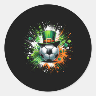 Adesivo Soccer Byll Leprechaun Hat Irish Shamrock Patricks