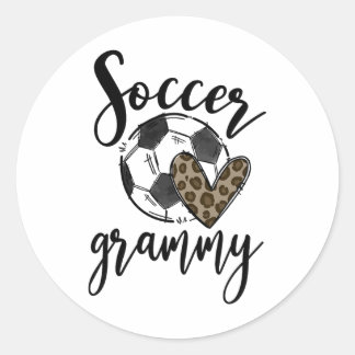 Adesivo Soccer Grammy Leopard Funny Soccer