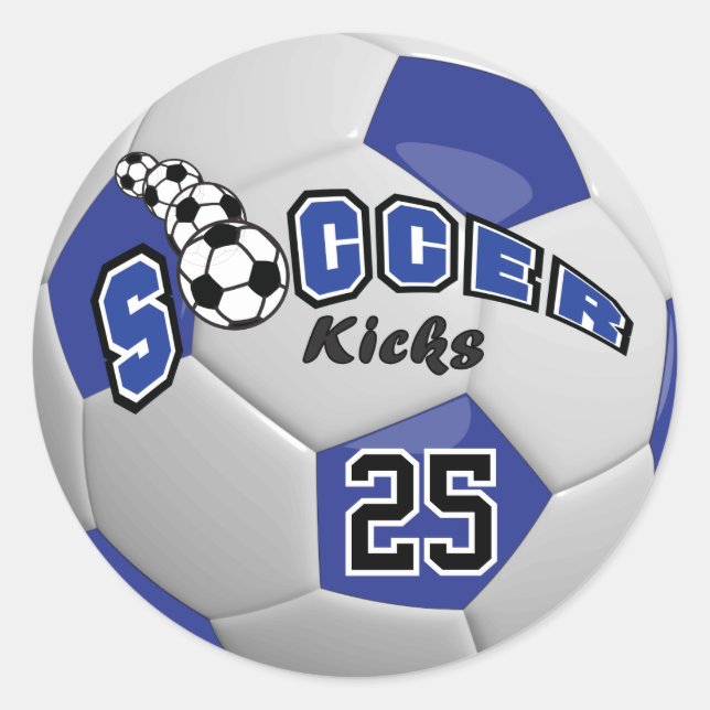 Adesivo Soccer Kicks | Dark Blue (Frente)