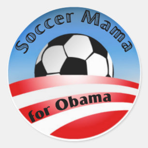 Adesivo SoccerMamaforObama