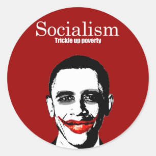ADESIVO SOCIALISMO - GOTEJAMENTO ACIMA DA POBREZA