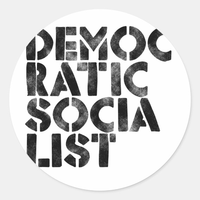 Adesivo Socialista Democrata (Frente)