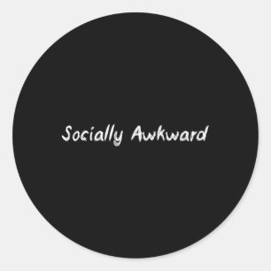Adesivo Socialmente Entusiasmado Por Tão Ansioso