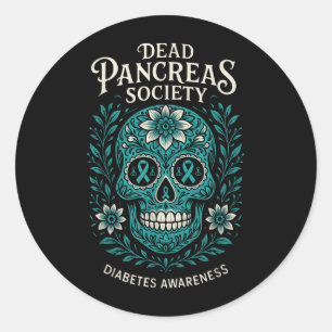 Adesivo Sociedade de Pancreias mortos - Caveira de Consciê