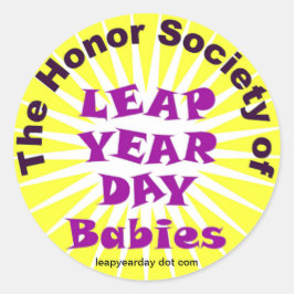 ADESIVO SOCIEDADE HONRA DO LEAP YEAR BABIES LOGO