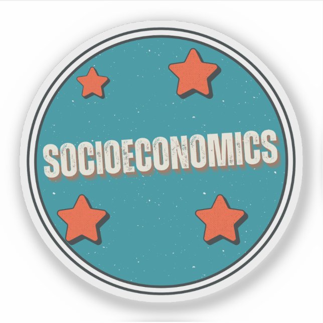 Adesivo Socioeconomia (Frente)