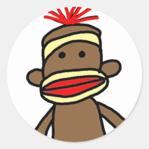 Adesivo Sock Monkey Sticker