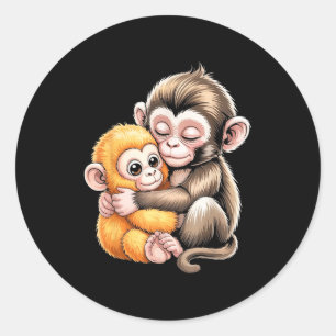 Adesivo Soco de macaco bebê