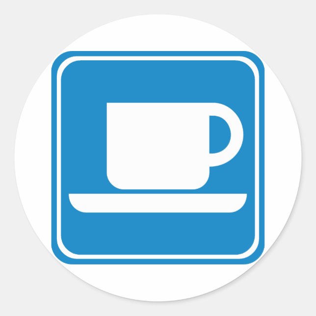 Adesivo Socorro de Compro de Café SIgn (Frente)