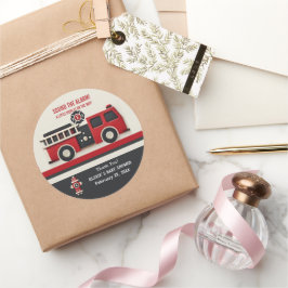 Adesivo Soe o Chá de fraldas Mínimo de Alarme do Bombeiro