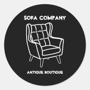 Adesivo Sofá de Interior Preto