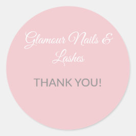 Adesivo Soft Luxury Thank You Stickers for Beauty Business