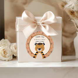 Adesivo Soft Safari Tiger Celestial Neutral Baby Shower