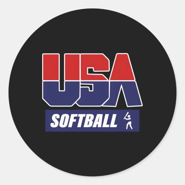 Adesivo Softball 2021 Usa (Frente)