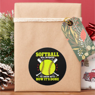 Adesivo Softball foi inventado para mostrar a meninos como