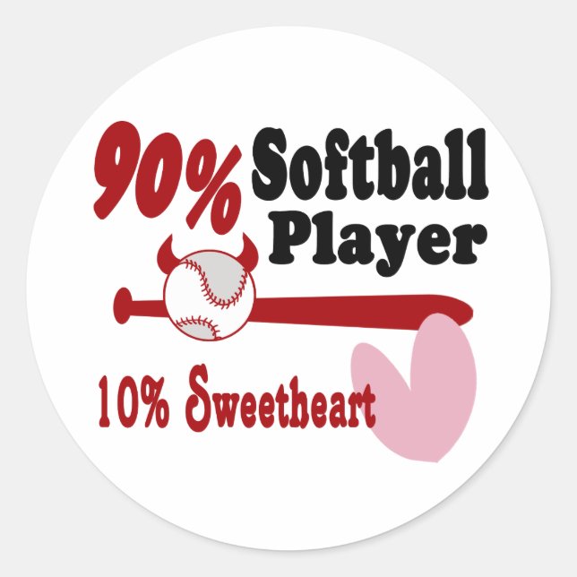 Adesivo Softball Sweetheart (Frente)