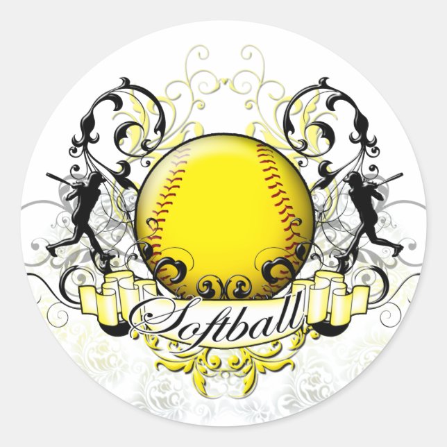 Adesivo Softball Tribal (Frente)