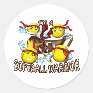 Adesivo Softball Warrior