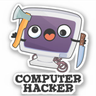 Adesivo Software Hacker Funny Technology Pun