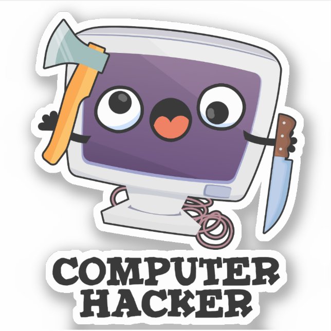 Adesivo Software Hacker Funny Technology Pun (Frente)