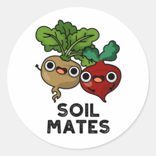 Adesivo Soil Mates Funny Beet Root Pun