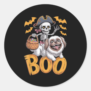Adesivo Soky Peke Costume No Boo Pekingese Halloween